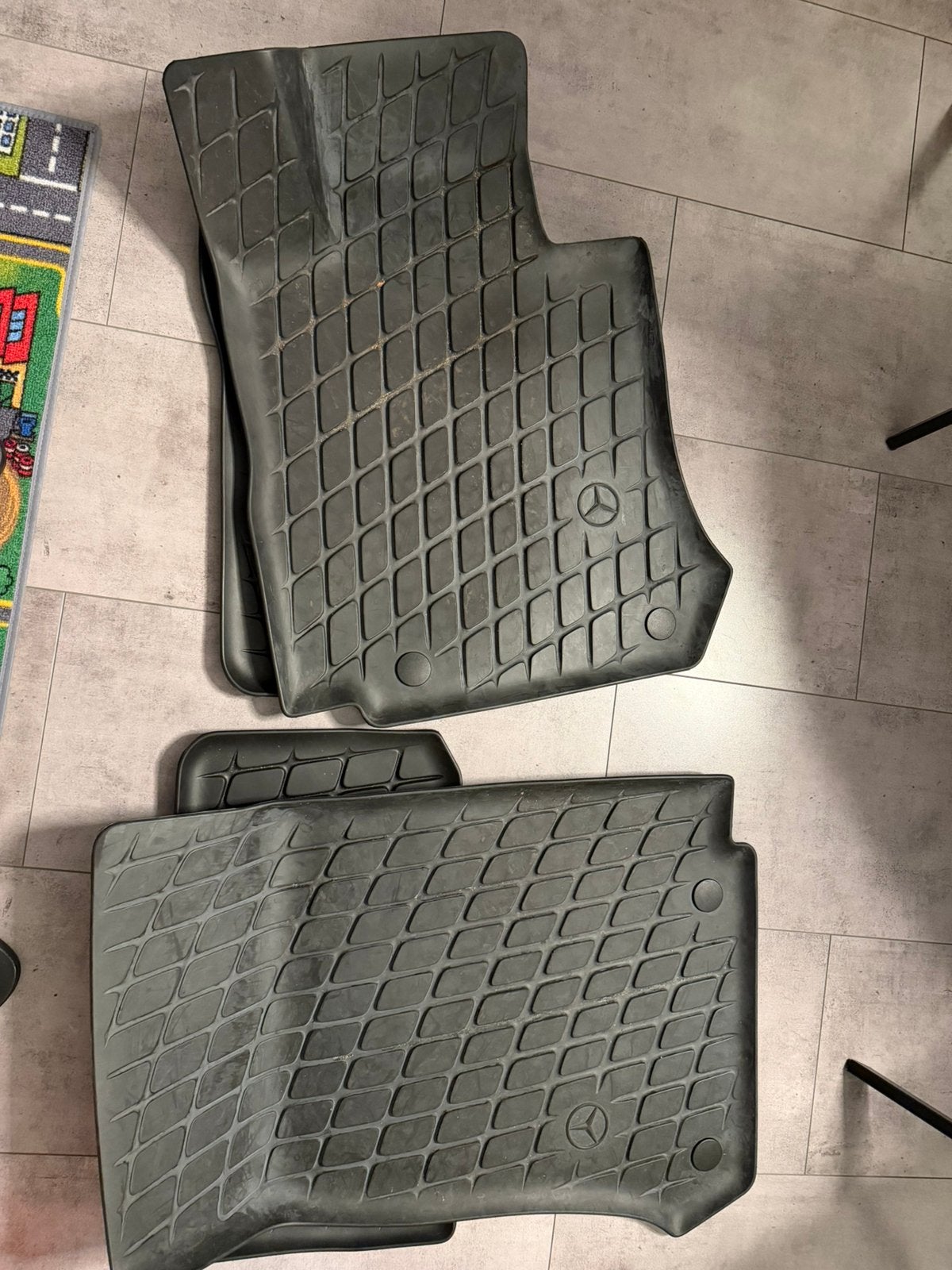 Mercedes GLC rubber matten, Ophalen of Verzenden, Zo goed als nieuw