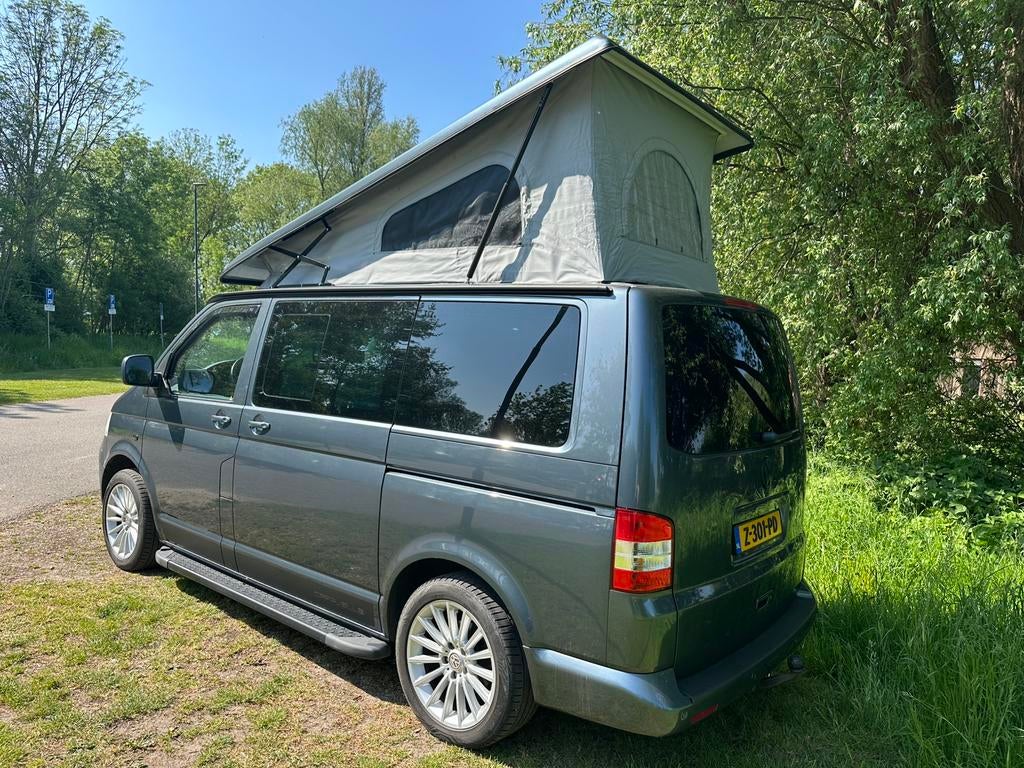 VW T5 Caravelle op 8 persoons camperkenteken, Buscamper of Camperbus, Volkswagen, Particulier, Tot en met 4