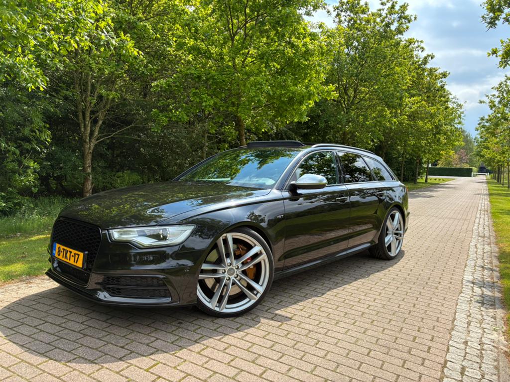 Audi A6 S6 600pk, Pano, Bose, Memory, rs6 uitlaat, Vol Optie, Automaat, Bruin, 120 €/maand, 420 pk