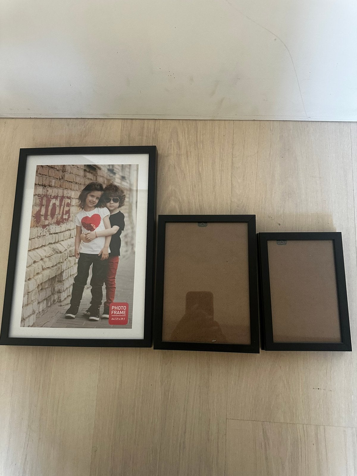 6 zwarte fotolijsten, Ophalen of Verzenden, Zo goed als nieuw