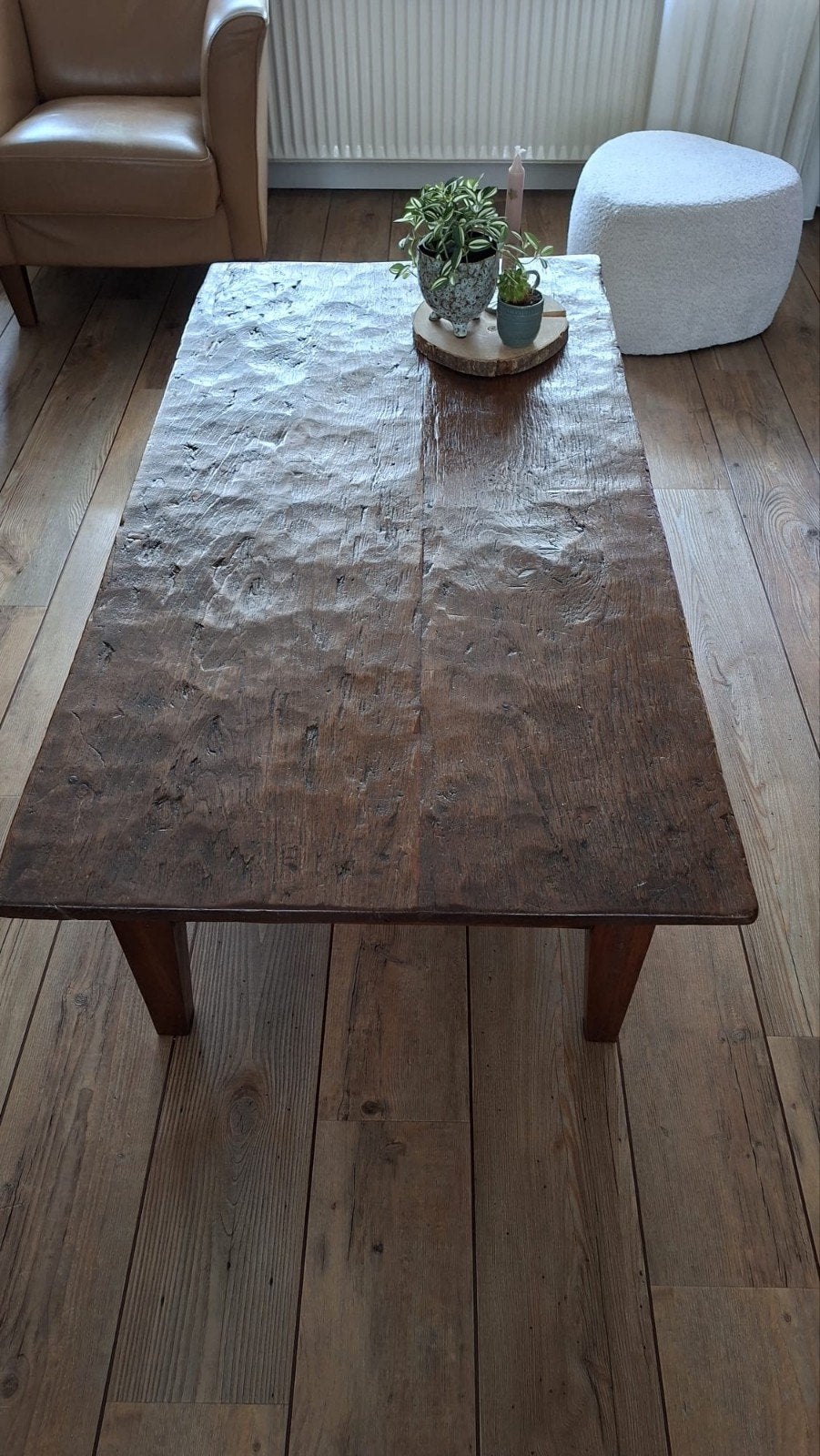 antieke tafel, Huis en Inrichting, Tafels | Salontafels, Ophalen, 100 tot 150 cm, 50 tot 100 cm, Zo goed als nieuw