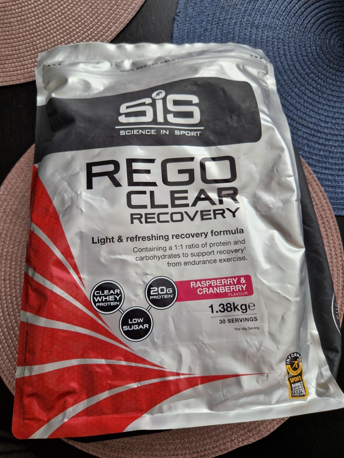 SiS REGO Clear Recovery - Framboos & Cranberry 1.38kg, Ophalen of Verzenden, Nieuw, Poeder of Drank