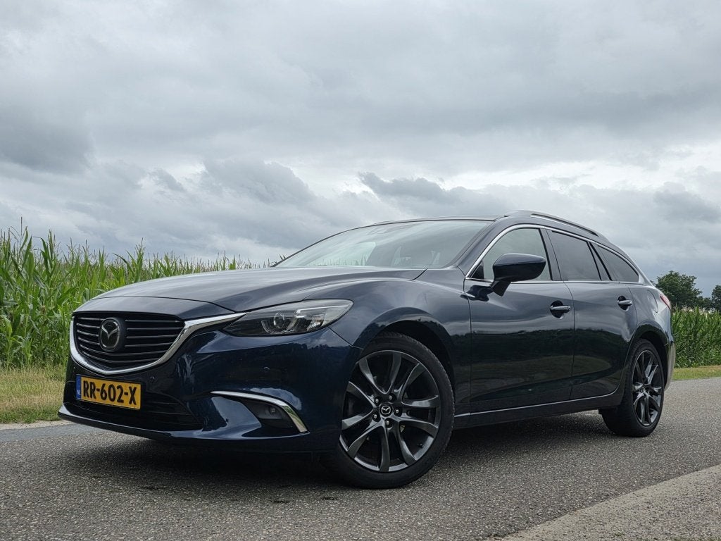 Mazda 6 Sportbreak 2.2D Sk.A-D 175 GT-M (bj 2016, automaat), Auto's, Gebruikt, Euro 6, 4 cilinders, Adaptive Cruise Control