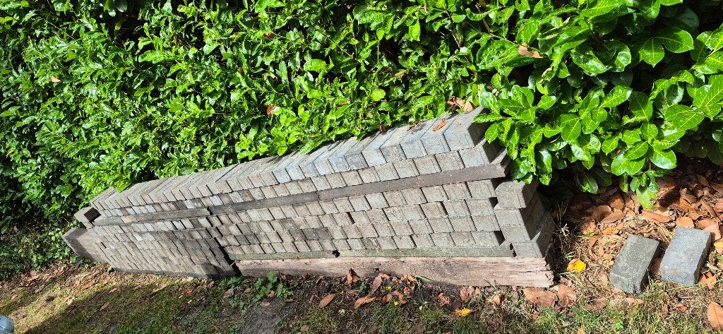 Gratis af te halen bakstenen (6m2), Tuin en Terras, Tegels en Klinkers, Ophalen, Overige materialen, Gebruikt, Klinkers