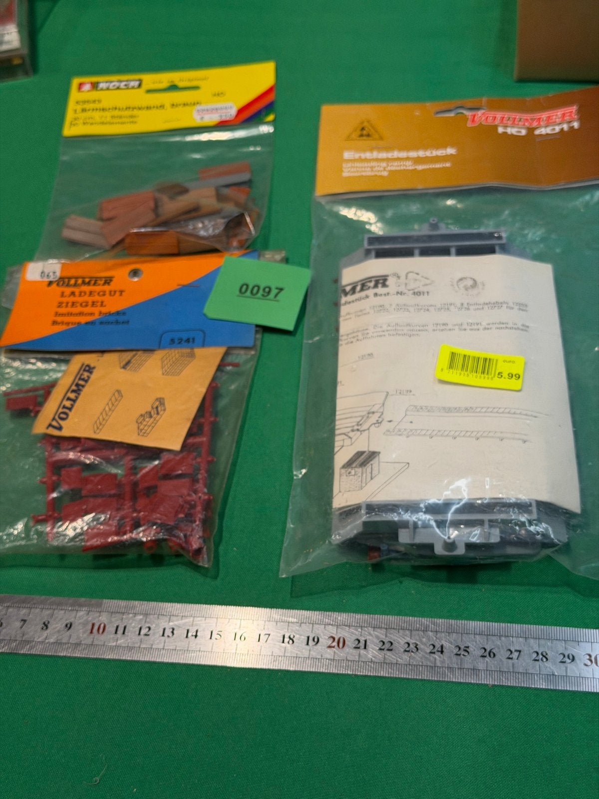 97 Vollmer + Noch modelbouw accessoires (Lade, Entladestück), Ophalen of Verzenden, Nieuw