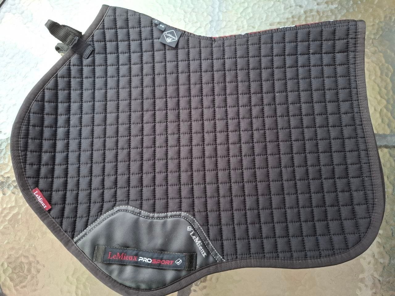 Lemieux prosport cotton zwart CC maat full, Dieren en Toebehoren, Full (L), Gebruikt, Ophalen of Verzenden, Springdekje