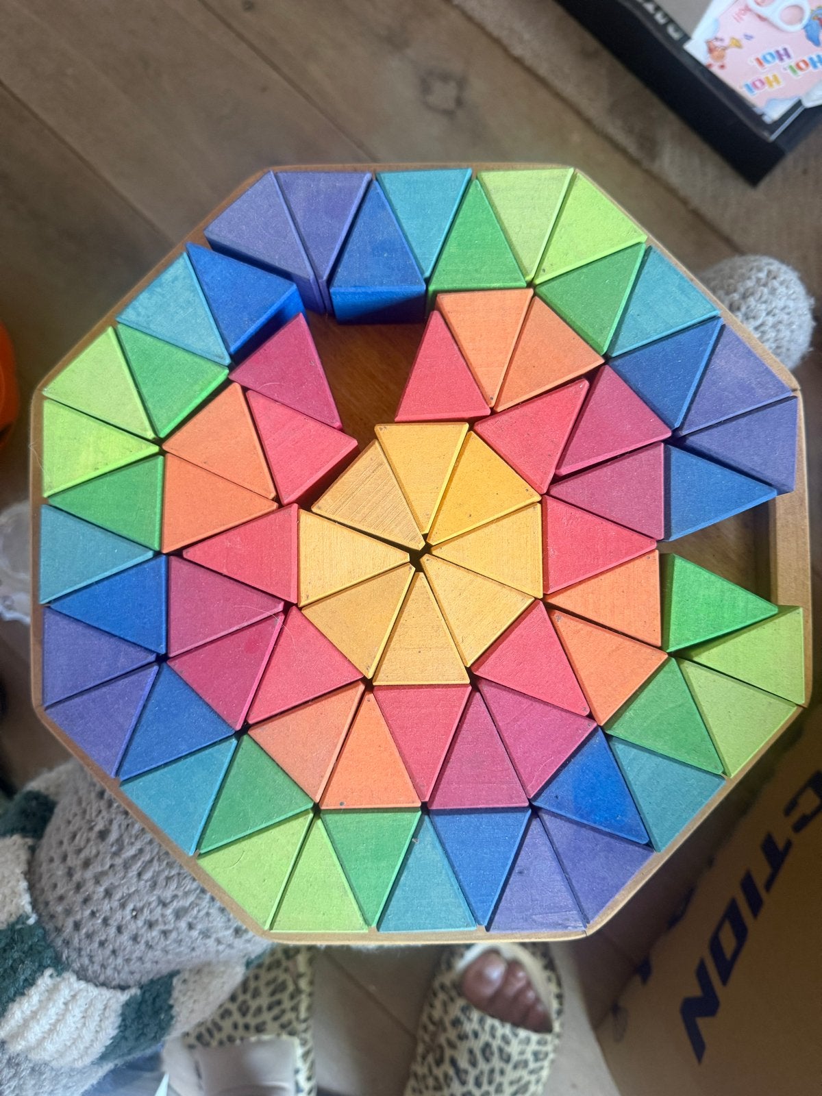Grimm's regenboog bouwset - mist 2 blokjes, Ophalen, Gebruikt, Overige merken