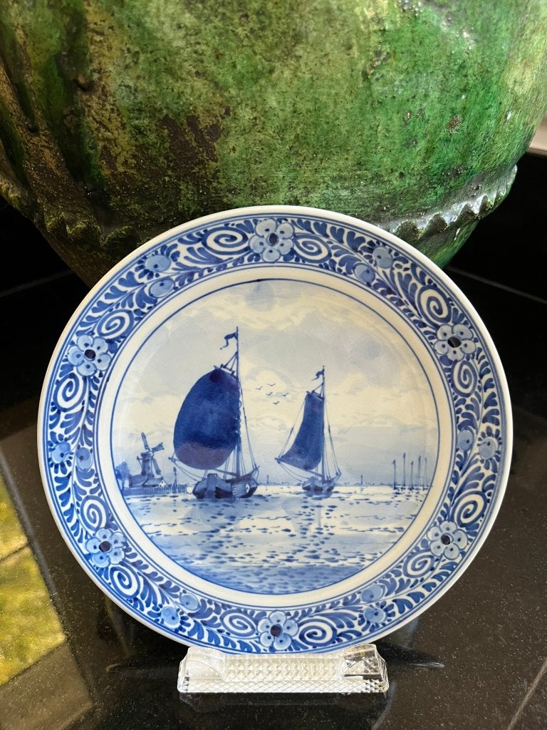 De Porceleyne Fles wandbordje bootjes 💙, Ophalen of Verzenden