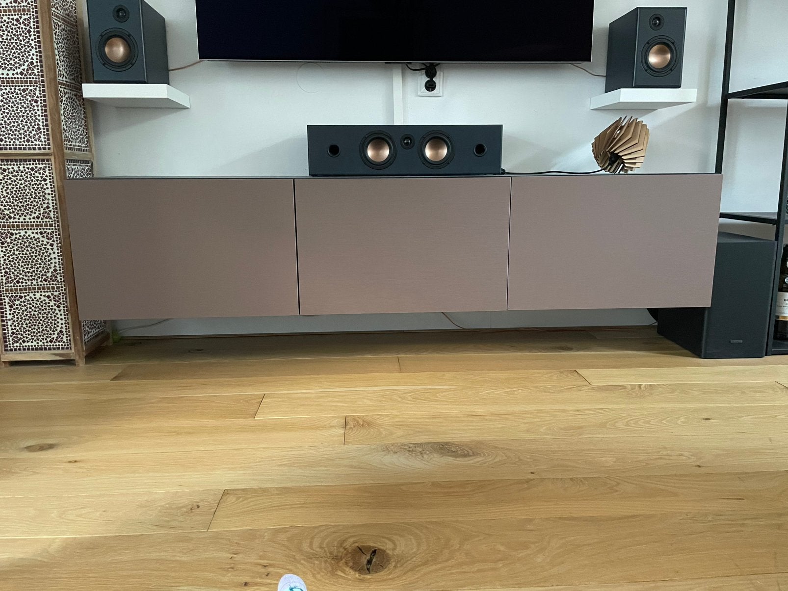 Besta TV meubel, Ophalen, 100 tot 150 cm, Zo goed als nieuw, Minder dan 100 cm