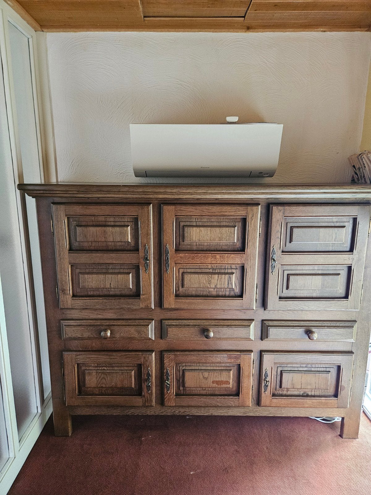 Te koop: antieke eiken kast, Antiek en Kunst, Antiek | Meubels | Kasten, Ophalen