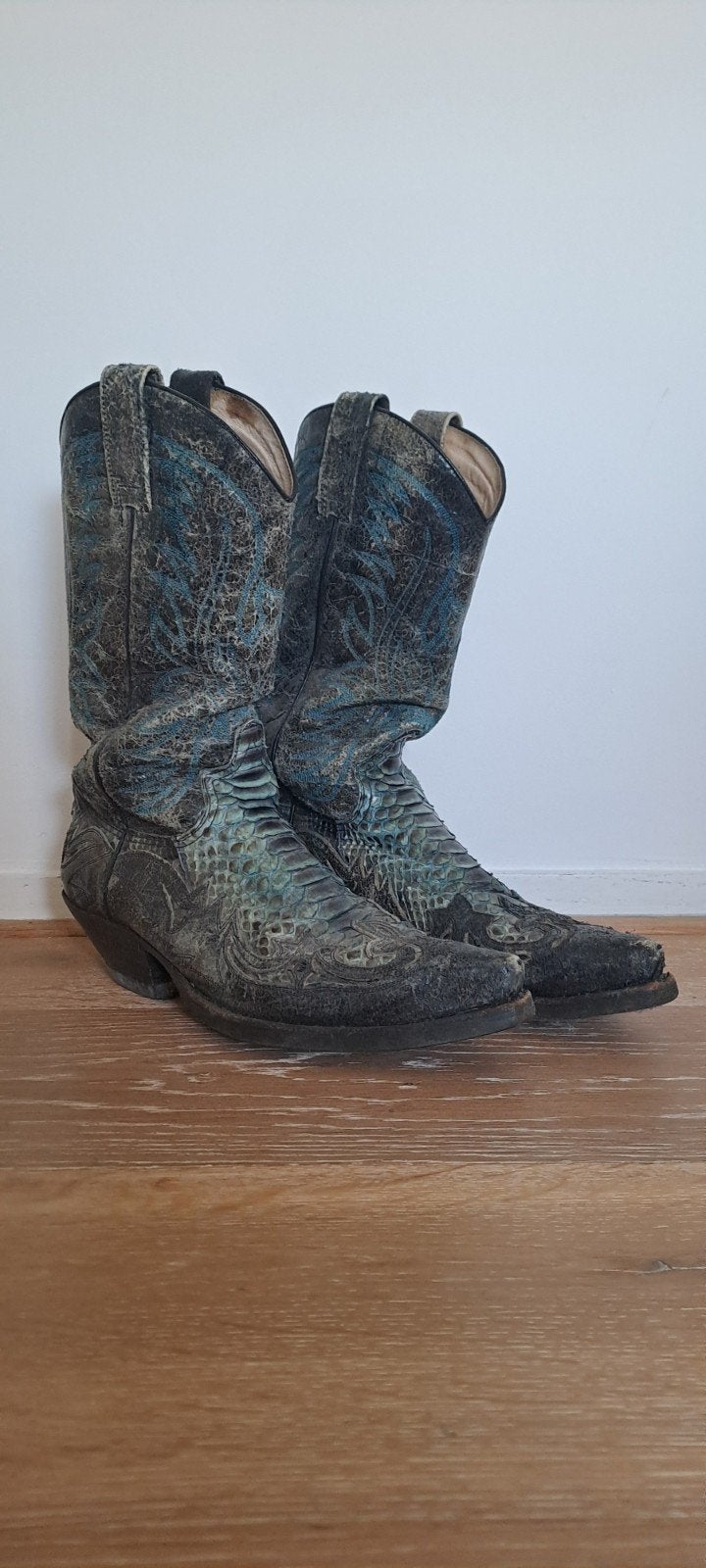 Unieke Sendra python leren laarzen heren mt 44, Sendra, Overige kleuren, Boots, Ophalen of Verzenden