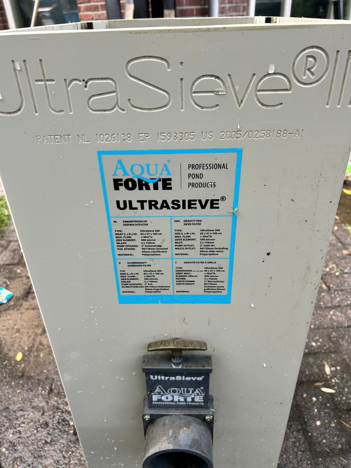 Aquaforte ultra sieve 3 nieuwstaat, Ophalen, Zo goed als nieuw, Vijverfilter