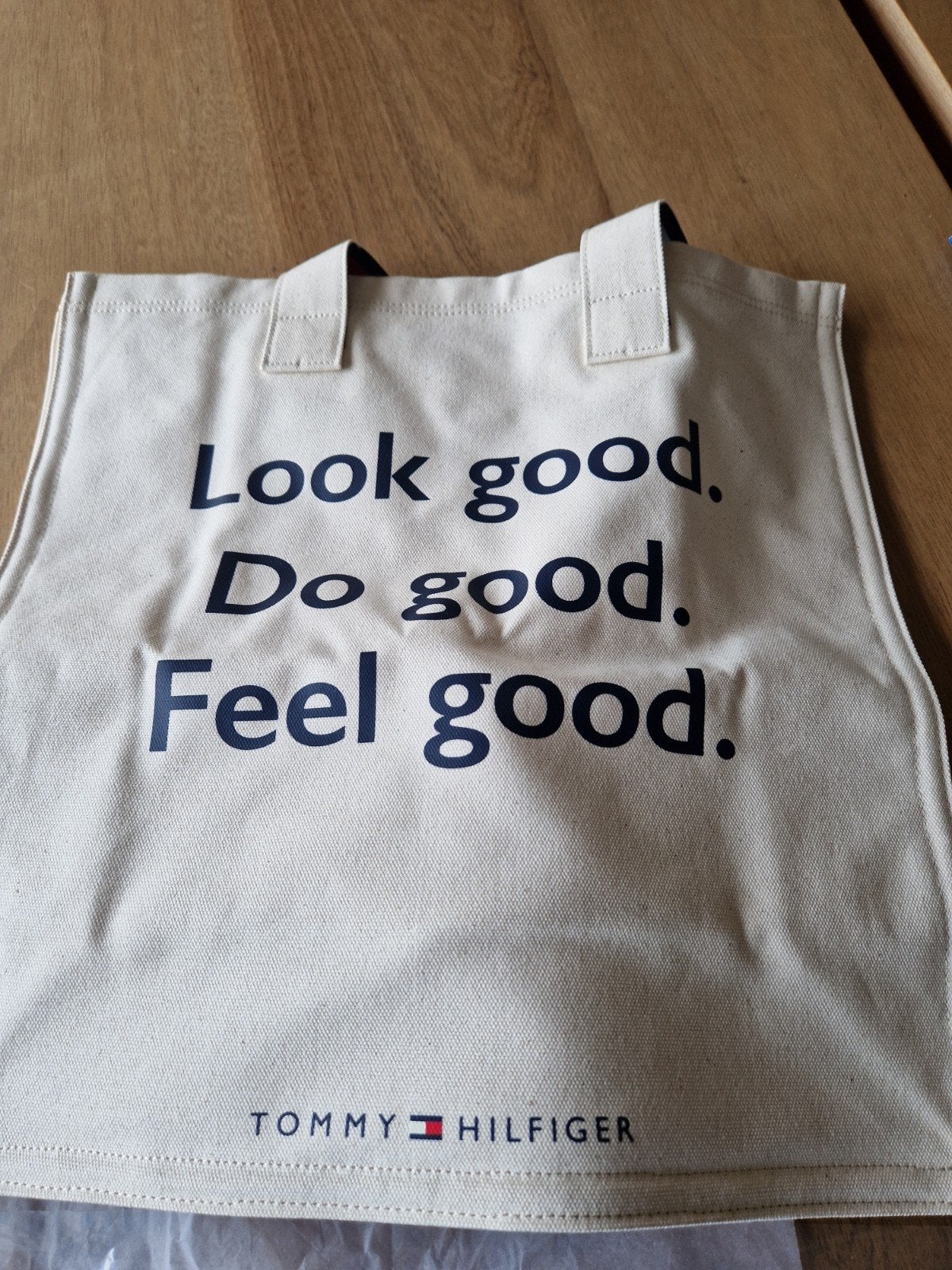 Tommy Hilfiger katoenen tas, Ophalen of Verzenden, Nieuw, Wit