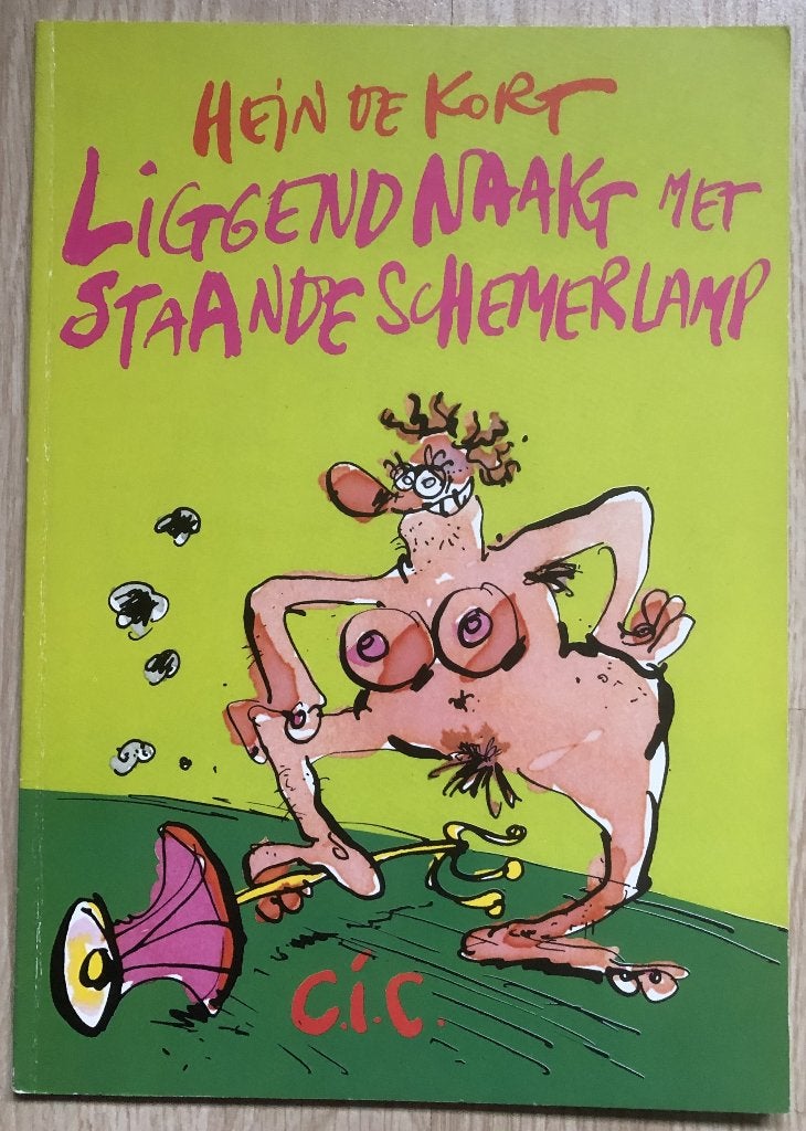 HEIN DE KORT - LIGGEND NAAKT MET... - 1991 - STRIPBOEK, Eén stripboek, Ophalen of Verzenden, Zo goed als nieuw