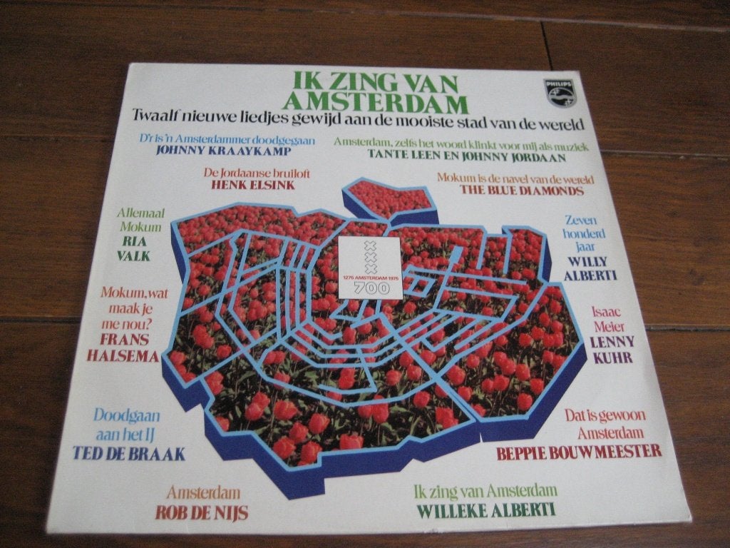 Ik zing van amsterdam lp mokum, Ophalen of Verzenden, Zo goed als nieuw, 12 inch, Pop