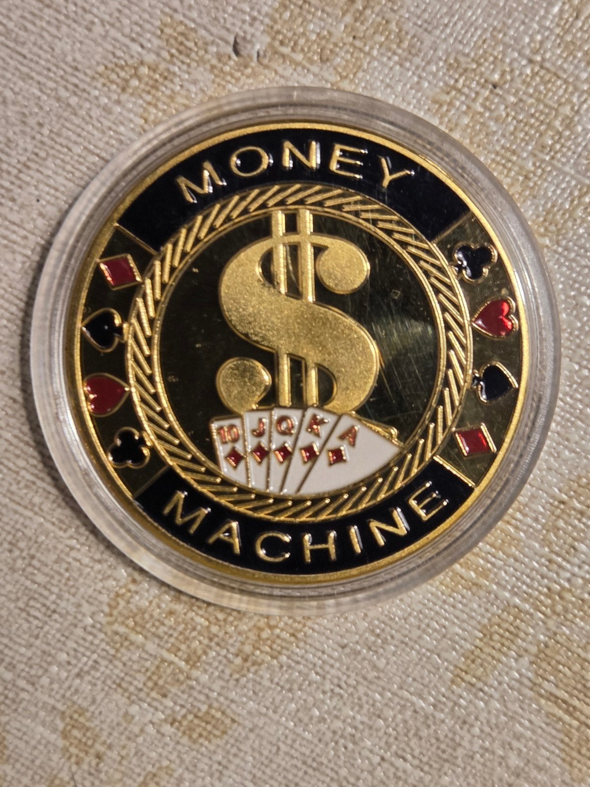 Poker Card Guard "Money Machine" - Las Vegas, Ophalen of Verzenden, Nieuw