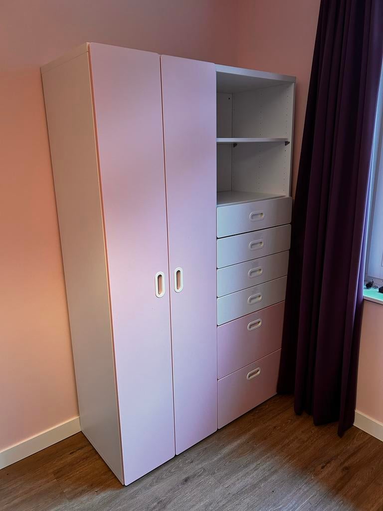 IKEA Samstad systeemkast met inrichting, Ophalen, Gebruikt, 100 tot 150 cm, Met lade(s)