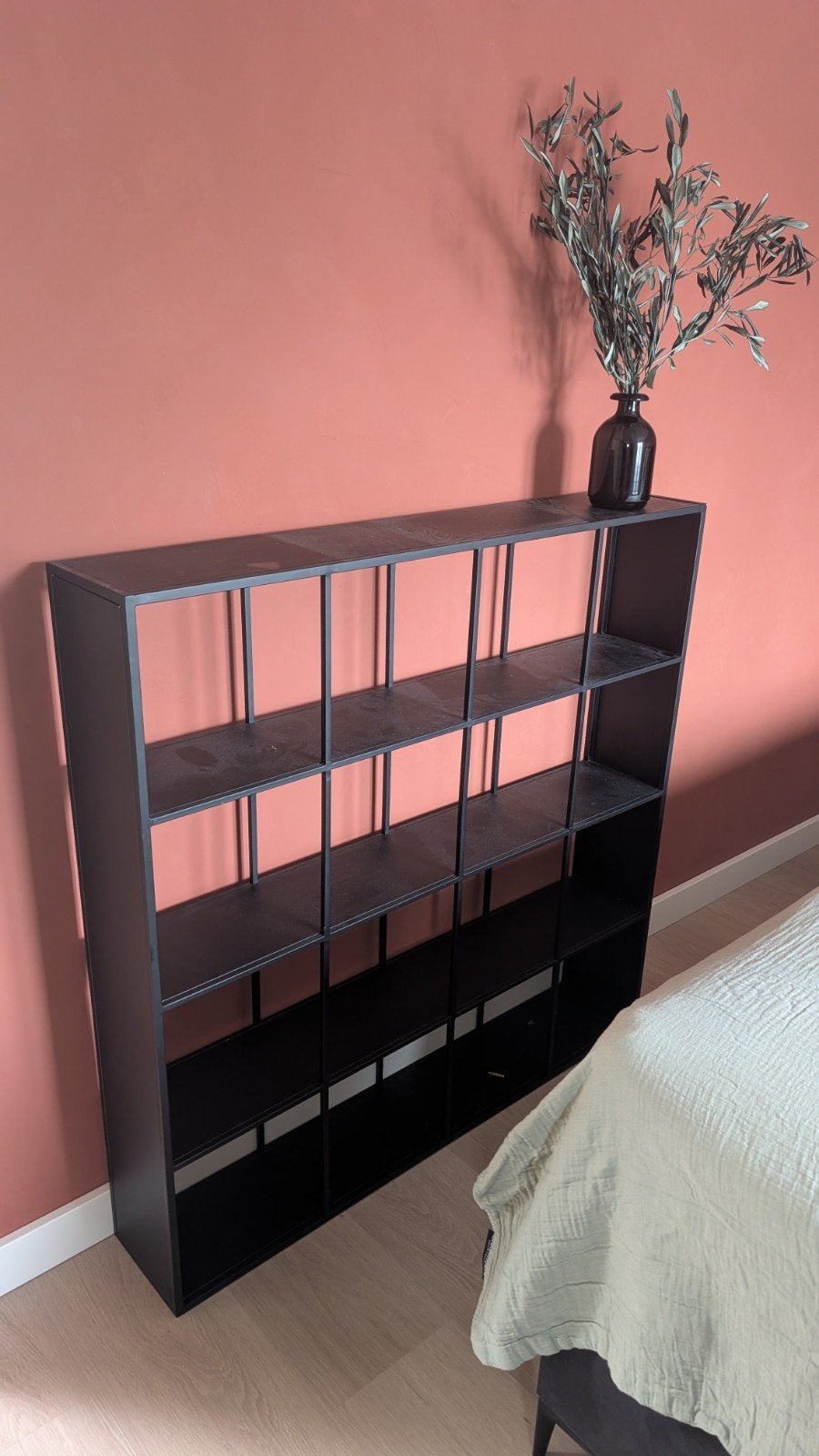 Metalen vakkenkast Kwantum 110x110x20 cm, Ophalen, Met plank(en), 100 tot 150 cm, 100 tot 150 cm
