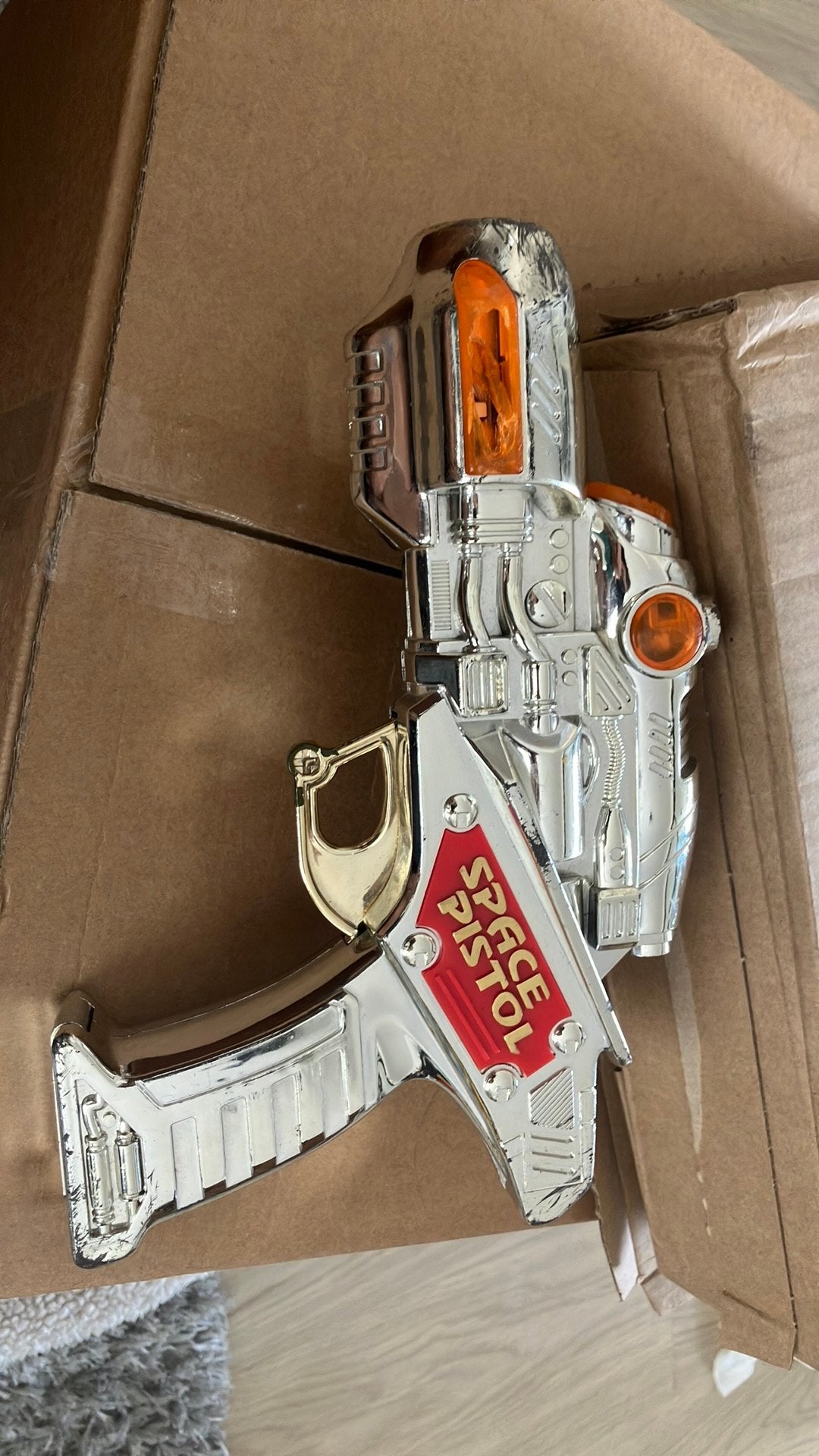 Space Pistol Laser vintage fallout achtig, Ophalen of Verzenden, Gebruikt