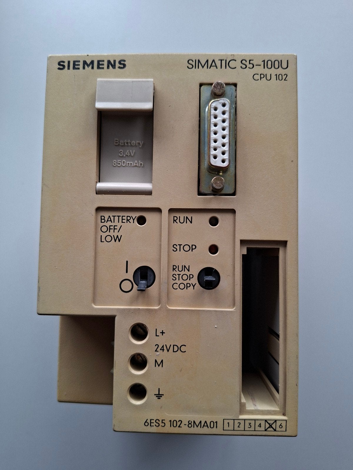 Siemens SIMATIC S5-100U CPU 102 PLC Module, Ophalen of Verzenden