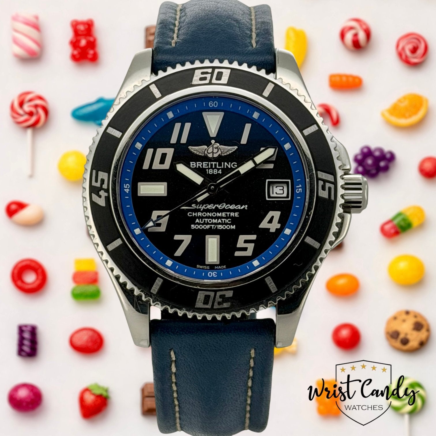Breitling Superocean 42 A17364 • 2012 • topstaat, Info@wristcandy.nl, Staal, Breitling, Polshorloge