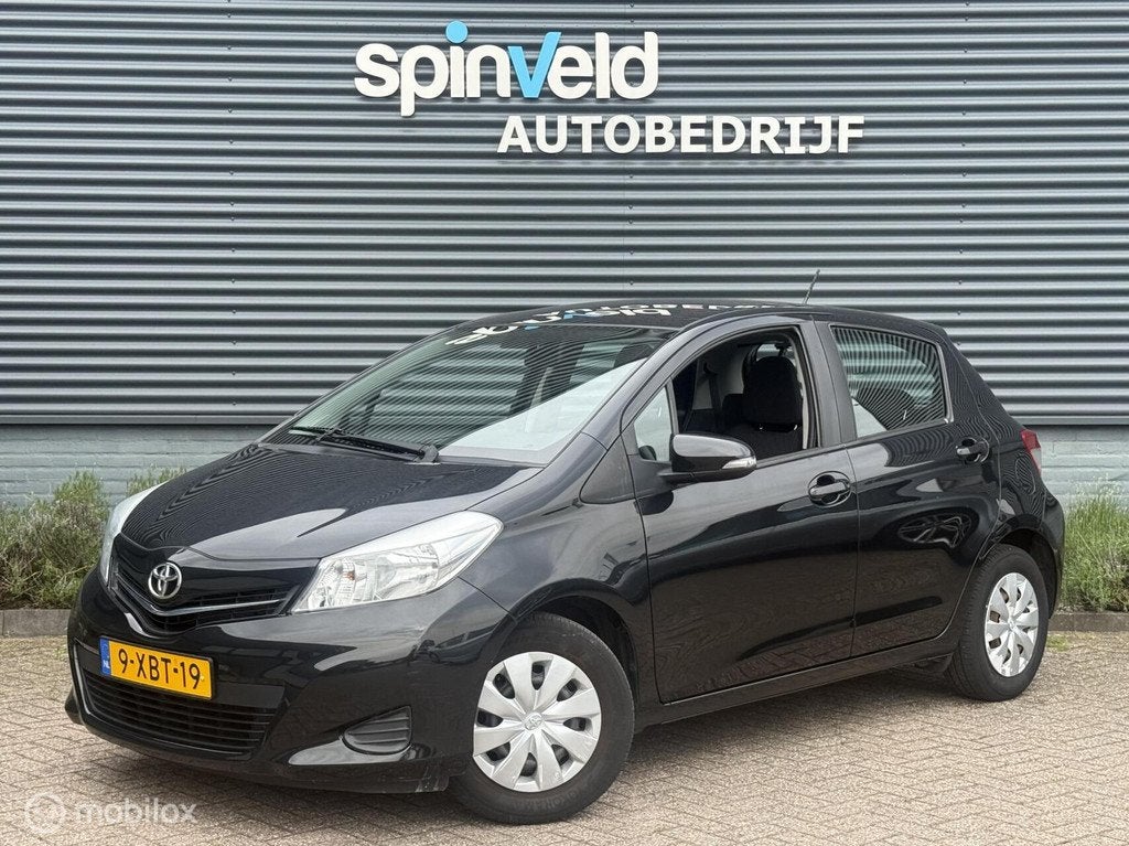 Toyota Yaris 1.0 VVT-i Aspiration - Navi - Airco - 5dr -, Auto's, Euro 5, Gebruikt, Zwart, Origineel Nederlands