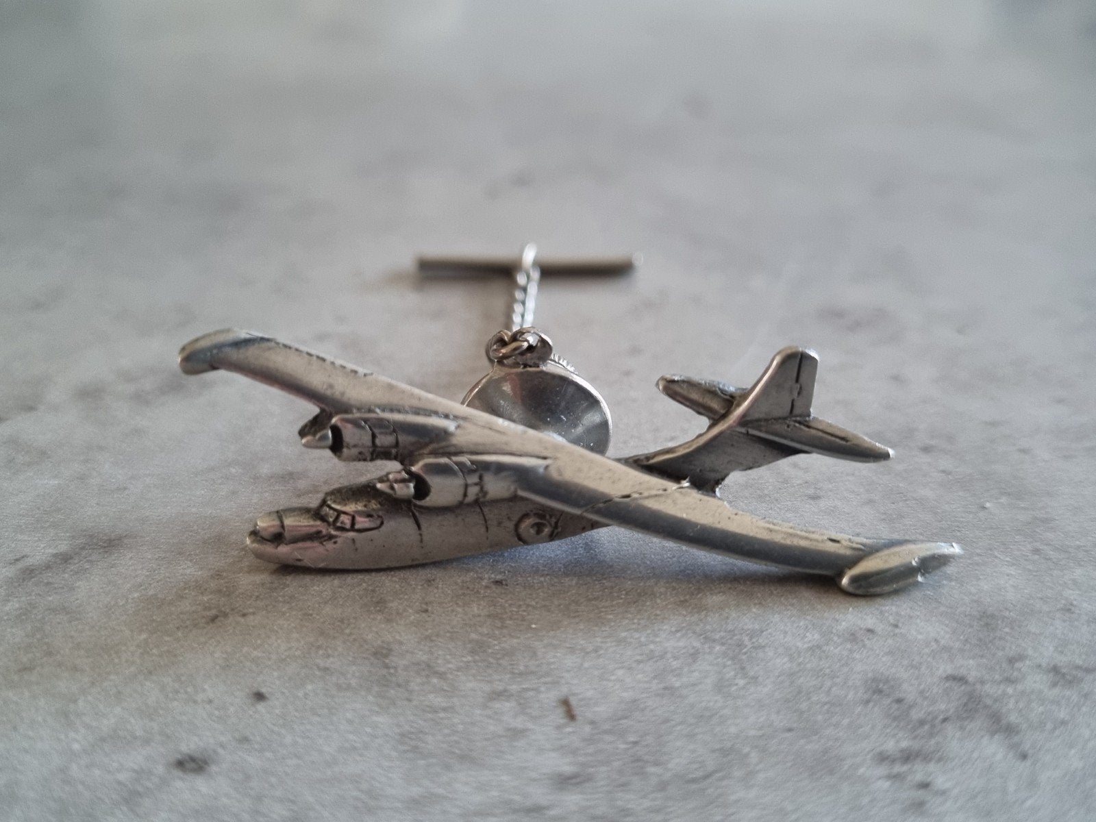 VNT,Jrn70/90,PBY CATALINA (REVERS)SPELD,Tin,Inwst!, Ophalen of Verzenden, Zo goed als nieuw, Overige onderwerpen, Speldje of Pin