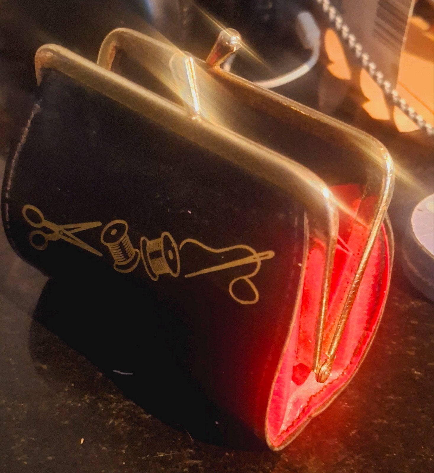 Vintage naai etui, Ophalen of Verzenden, Zo goed als nieuw
