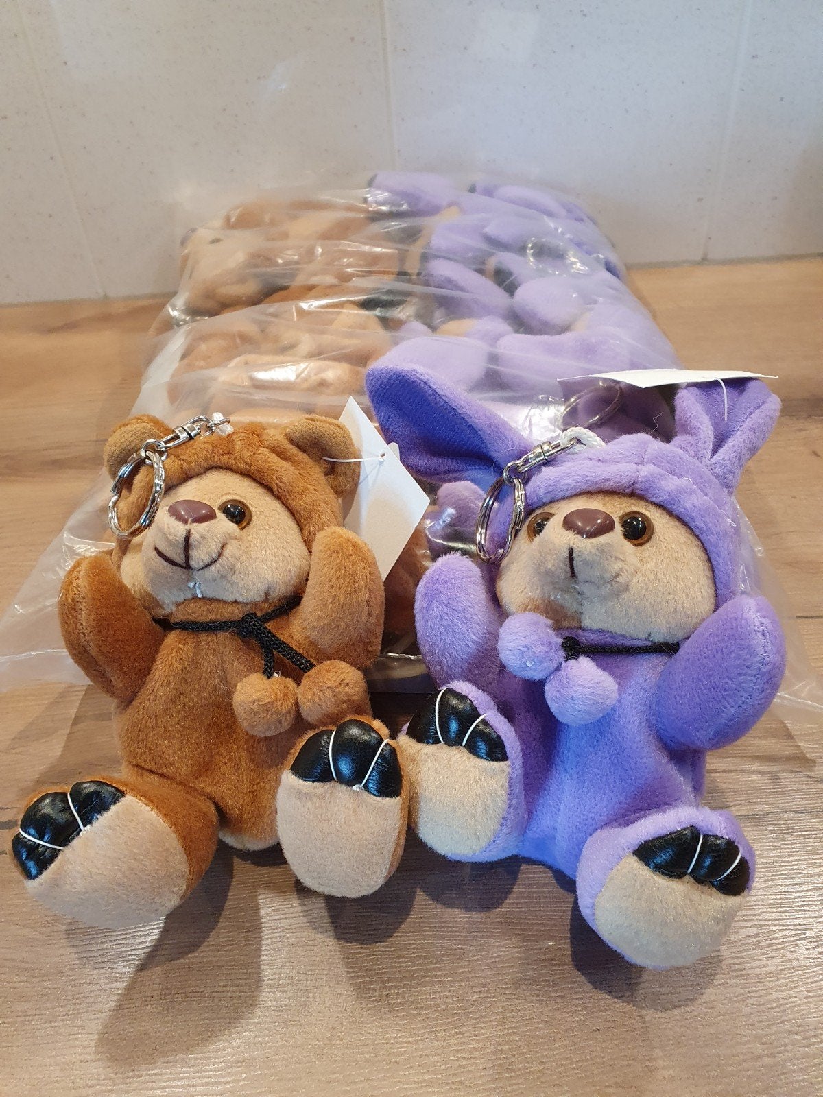 Pluche sleutelhanger met beursje of sleuteletui, Ophalen of Verzenden, Nieuw, Overige typen