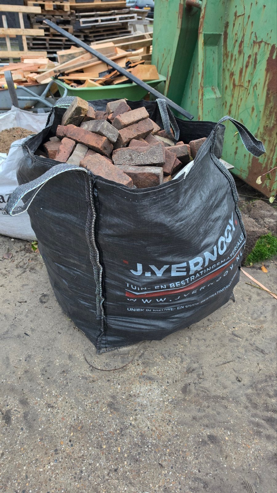 Oud gebakken waalformaat klinker 1bb, Ophalen, Gebruikt, Klinkers, 5 tot 10 m²