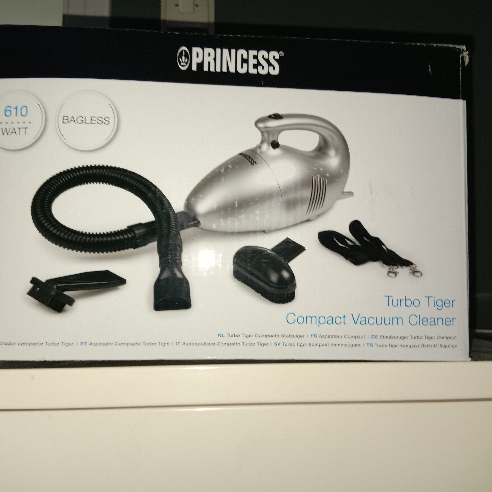 Princess 332757 Turbo Tiger Compacte Stofzuiger, Ophalen, Nieuw