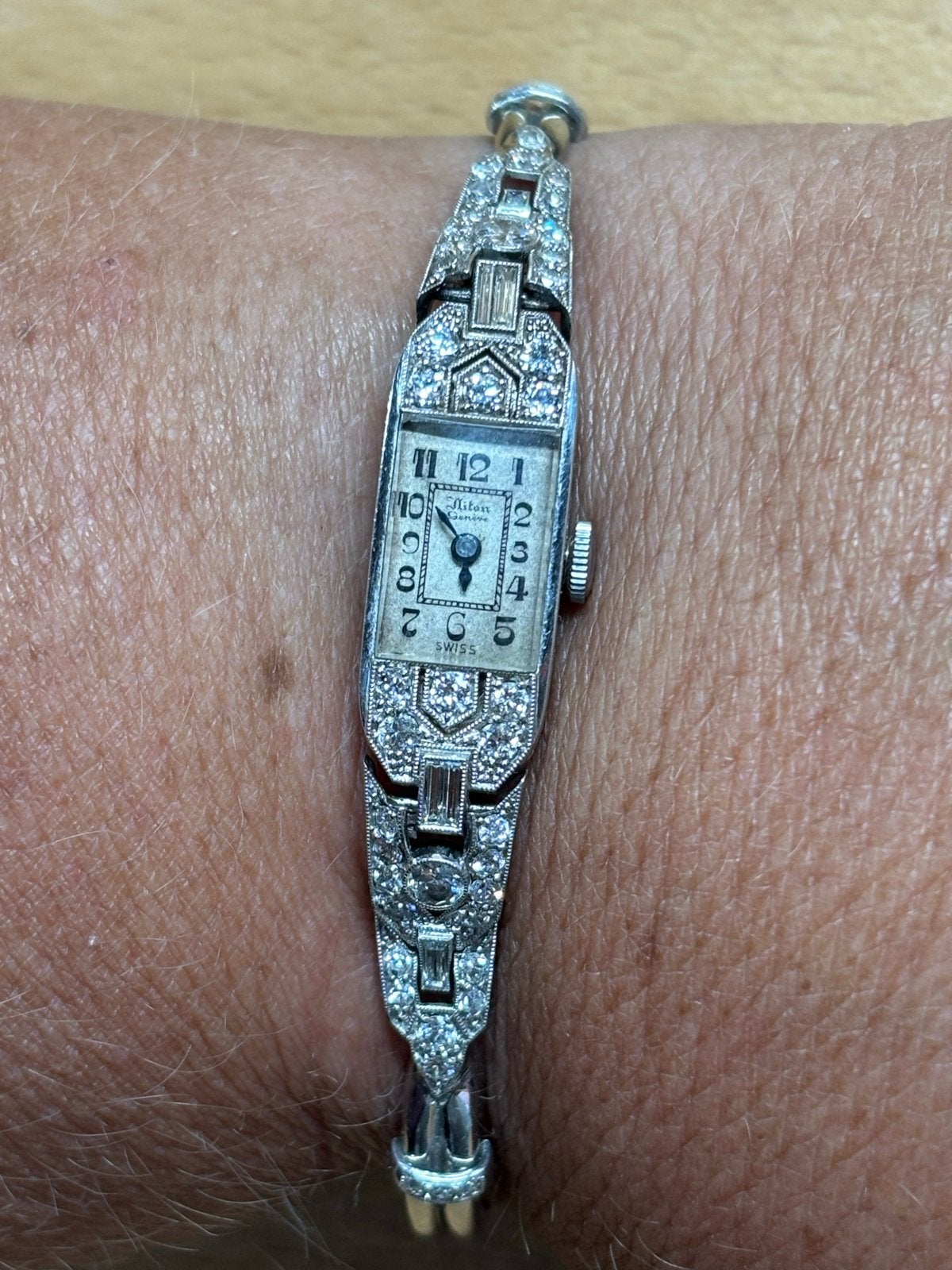 Exclusief Platina Horloge met 52 Diamanten, Ophalen of Verzenden