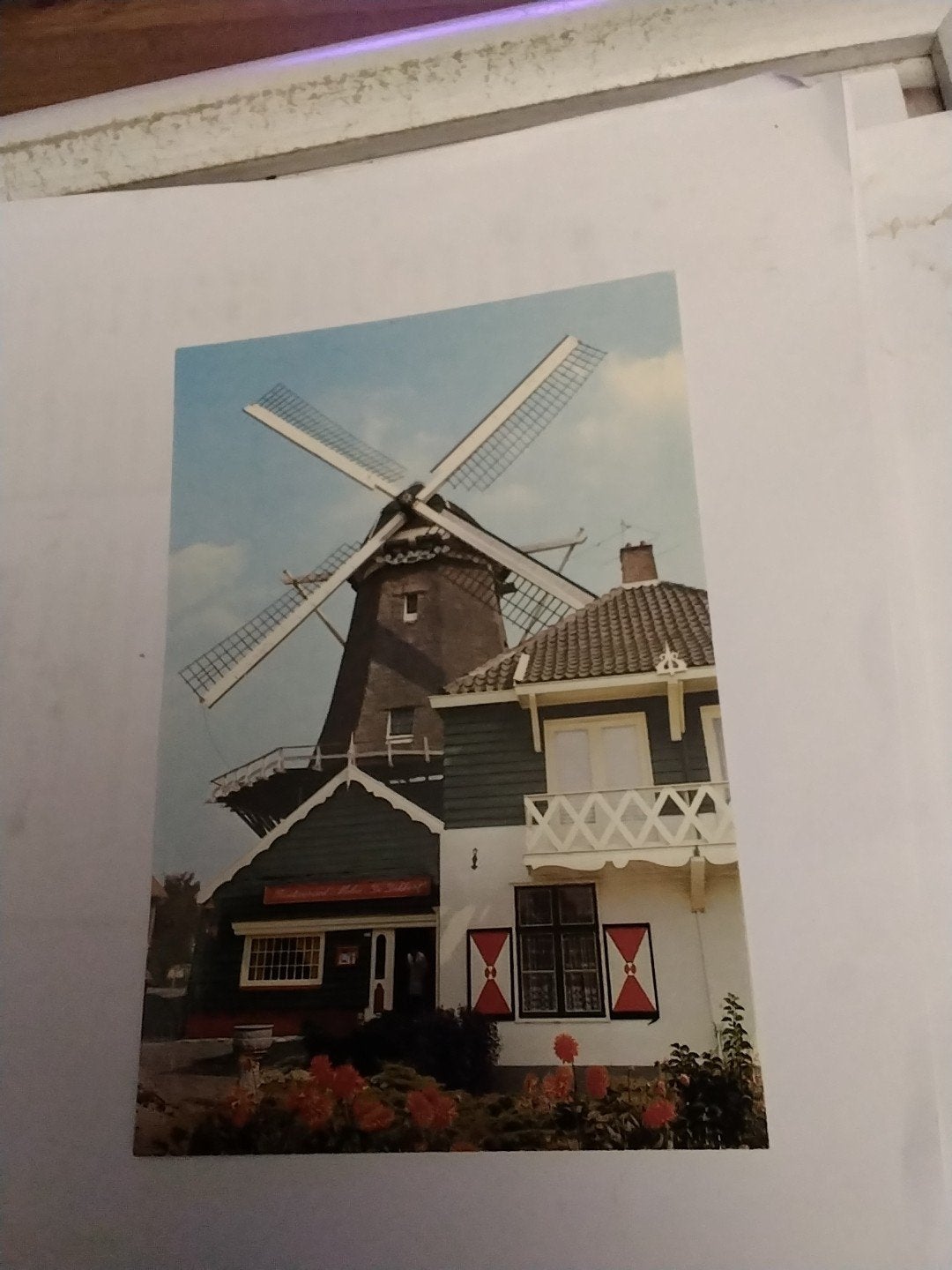 Ansichtkaart Amstelveen Molen De Dikkert, Ophalen of Verzenden
