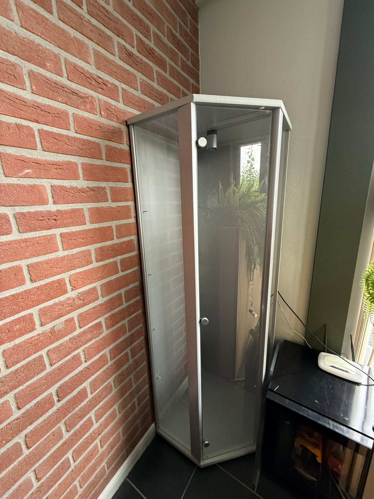 Vitrinekast, Huis en Inrichting, Kasten | Vitrinekasten, Ophalen, Glas, 50 tot 100 cm, 150 tot 200 cm