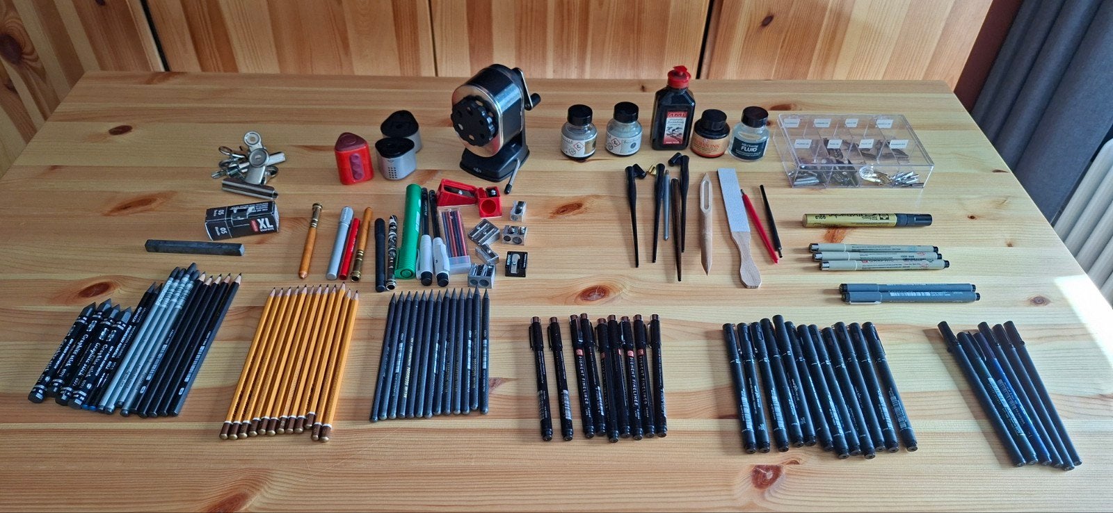Set met aquarelverf accessoires, Ophalen of Verzenden, Zo goed als nieuw, Overige typen