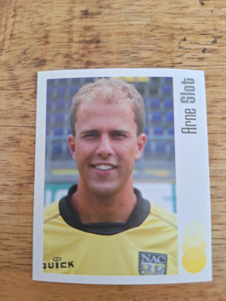 Arne Slot Panini Voetbal 04 voetbalplaatje NAC Breda, Ophalen of Verzenden, Gebruikt, NAC Breda, Spelerskaart