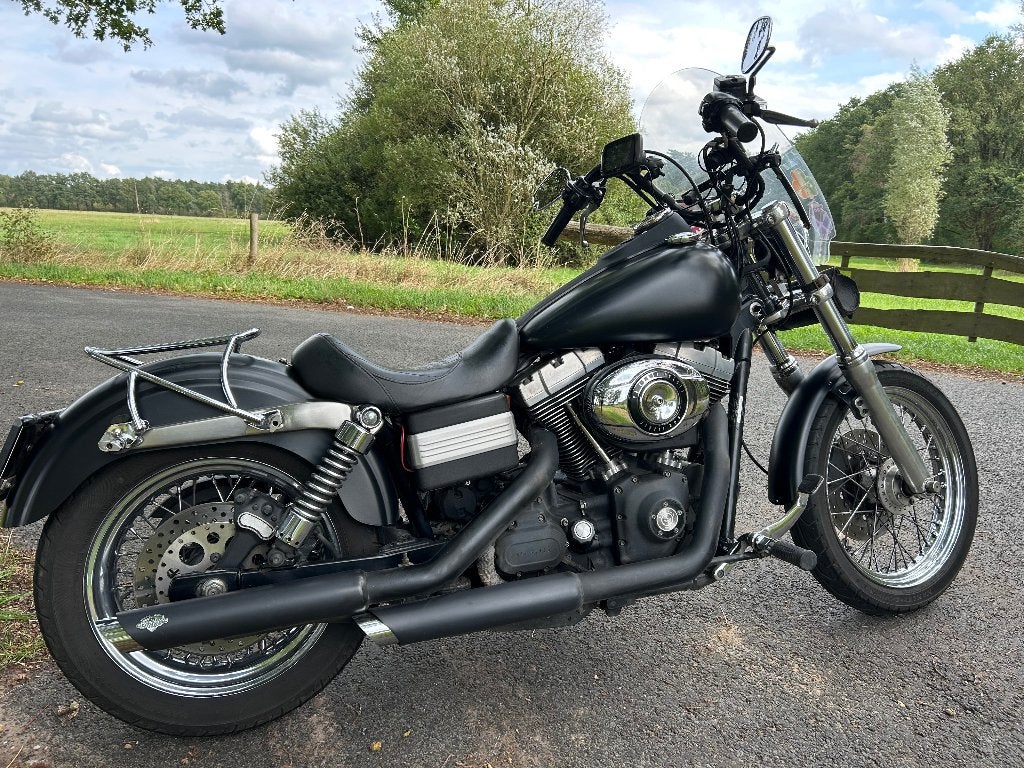 Harley Davidson Dyna Street Bob, 2 cilinders, LED Verlichting, Chopper, Gebruikt
