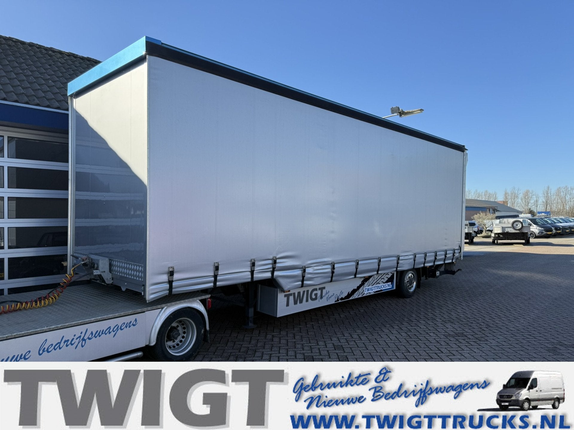 VF MT66TZL1D Schuifzeilen BE-oplegger/Auto transporter, Auto's, Overige brandstoffen, Bedrijf, Geïmporteerd, Aanhangers en Opleggers