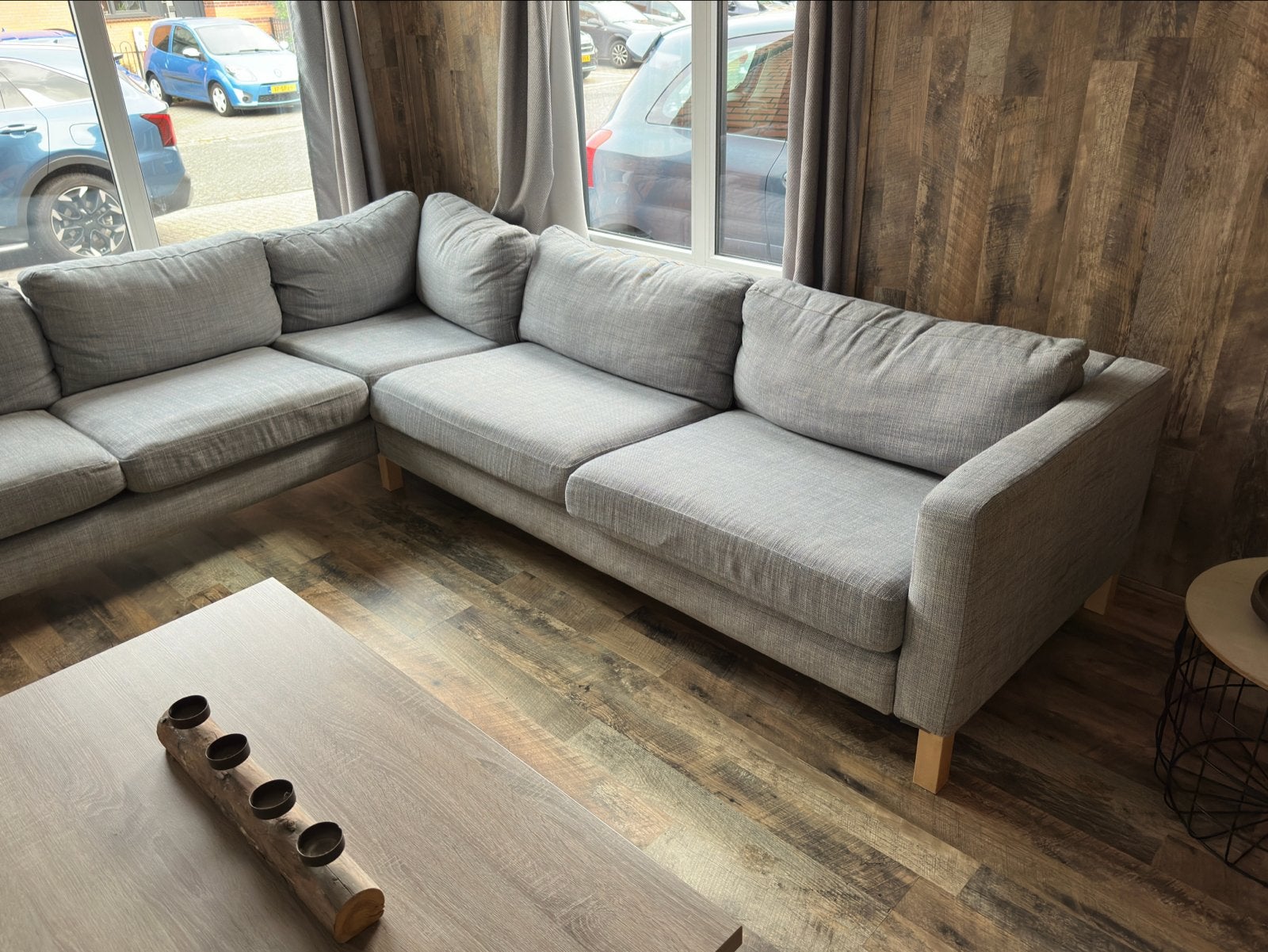 Comfortabele Hoekbank - Ruim en Stijlvol, Ophalen, 250 tot 300 cm, Gebruikt, Hoekbank