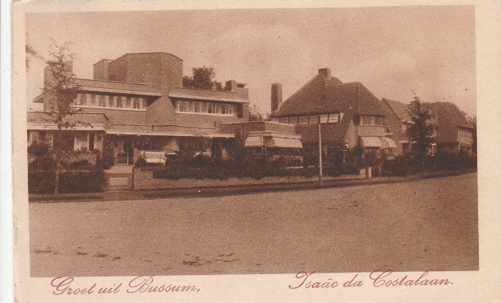 bussum- da costalaan 1928, Ophalen of Verzenden, 1920 tot 1940, Noord-Holland