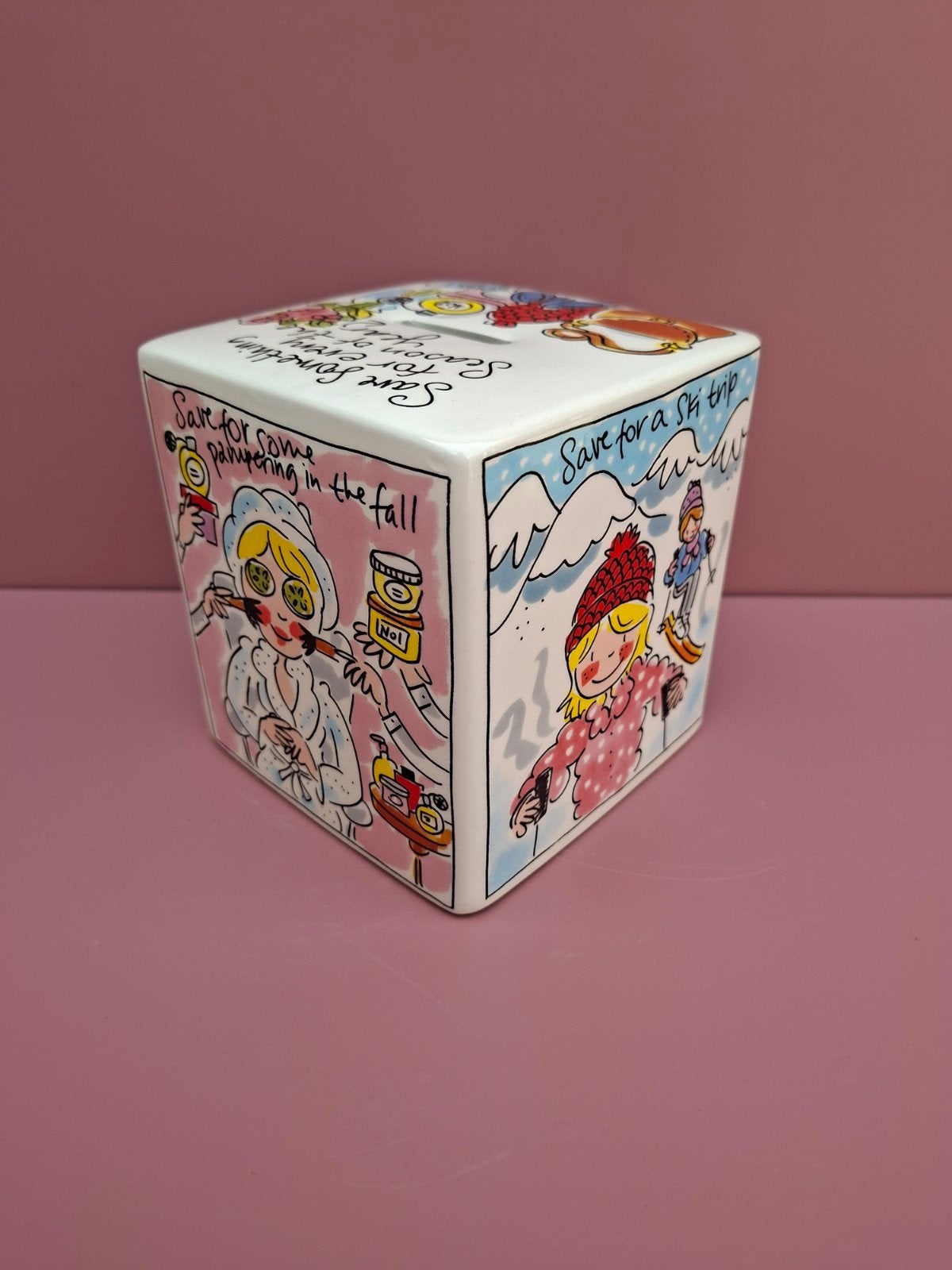 Blond Amsterdam spaarpot, Ophalen of Verzenden, Zo goed als nieuw, Steen, Aardewerk of Keramiek, Overige thema's