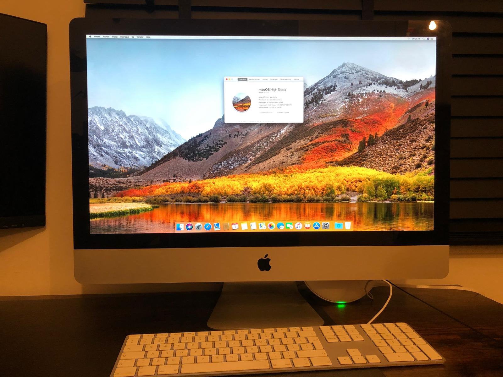 iMAC 27 inch, Computers en Software, Apple Desktops, Ophalen, Zo goed als nieuw, IMac, 3 tot 4 Ghz