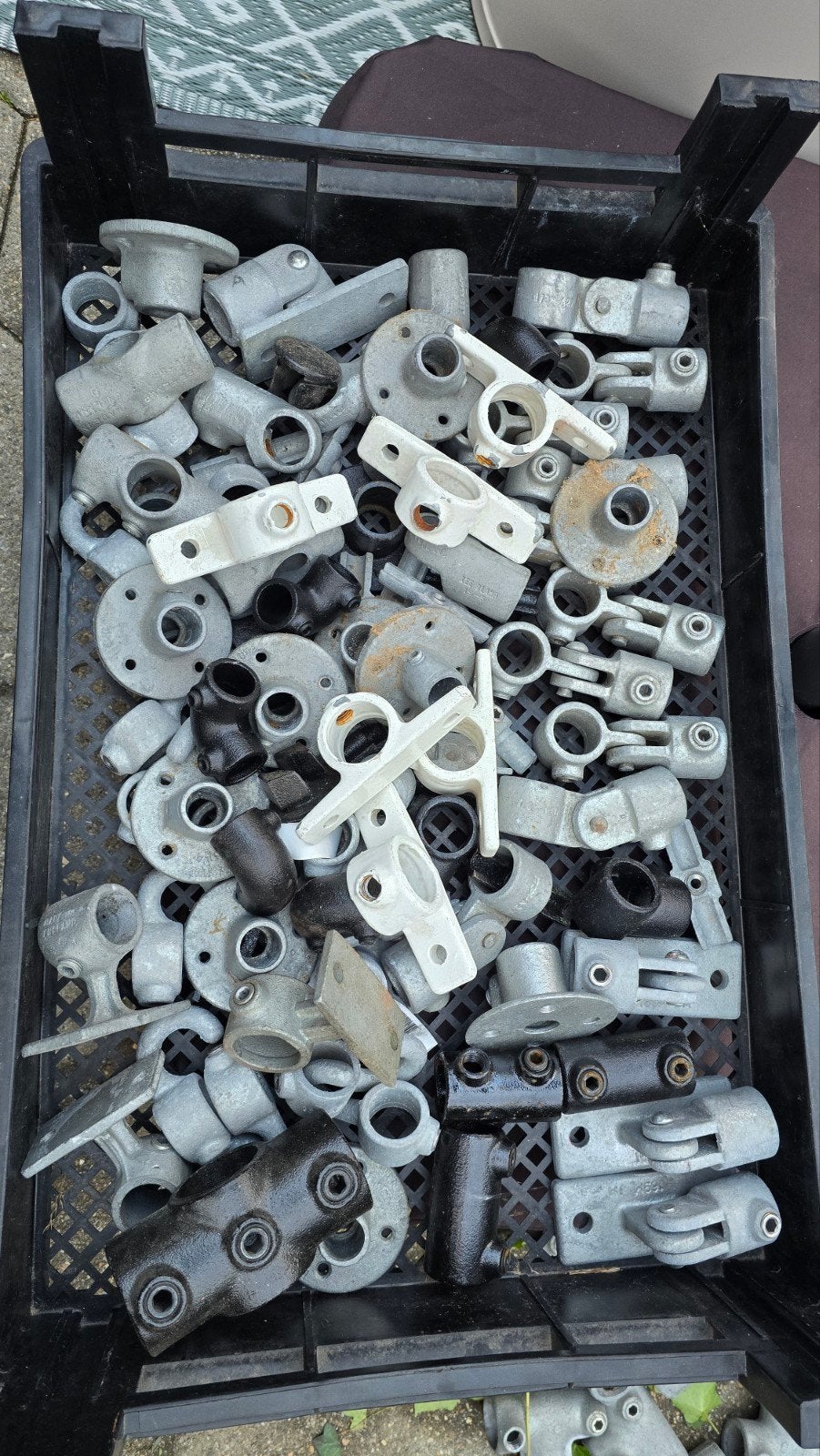 Steigerbuis koppelingen divers, Doe-het-zelf en Verbouw, IJzerwaren en Bevestigingsmiddelen, Ophalen, Gebruikt, Minder dan 50 mm