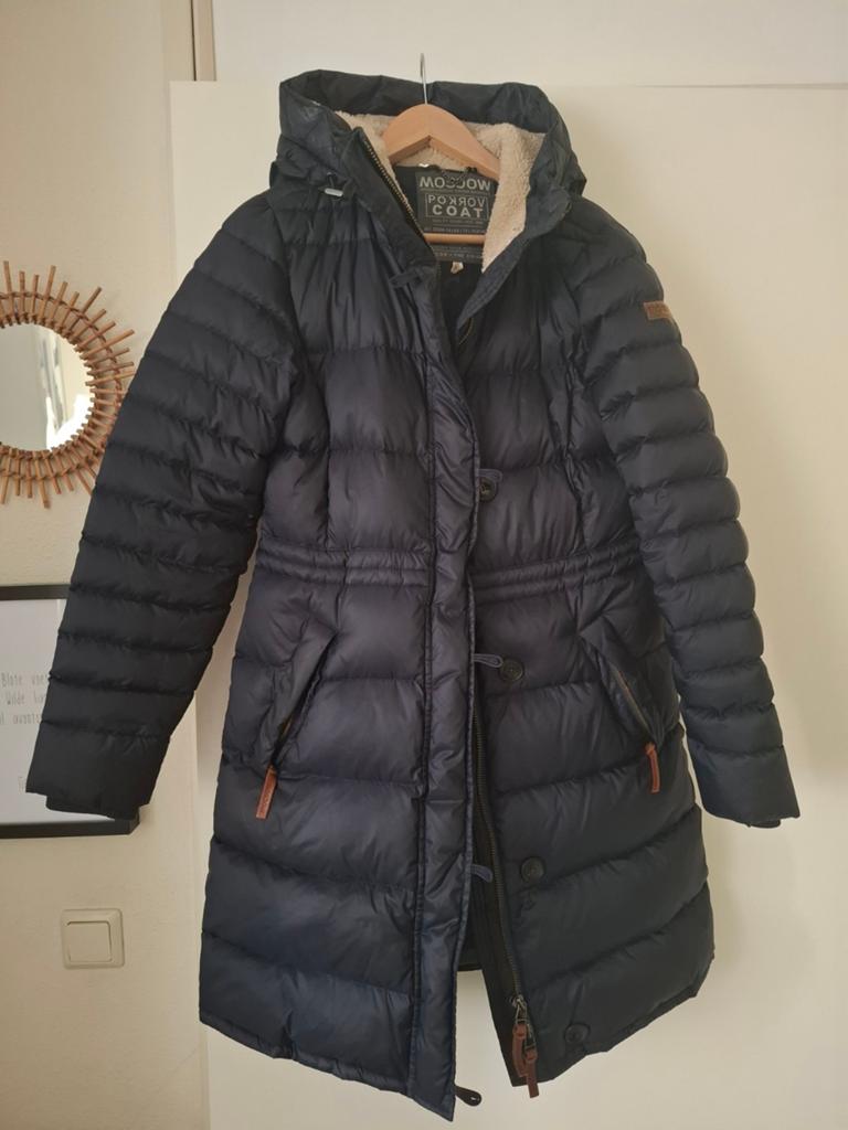 Winterjas Moscow Large, Kleding | Dames, Jassen | Winter, Ophalen, Blauw, Maat 42/44 (L), Moscow