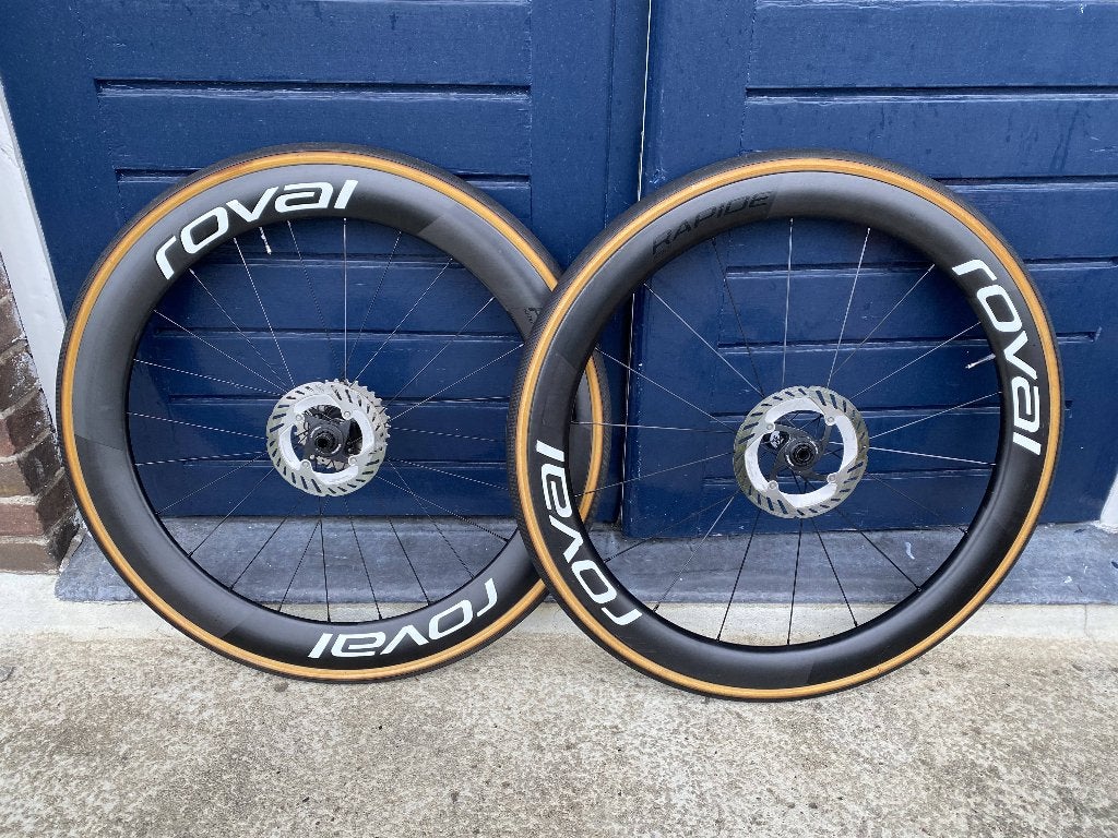 Roval Rapide CL II carbon wielset – 52/60 mm, Roval, Zo goed als nieuw, Racefiets, Carbon