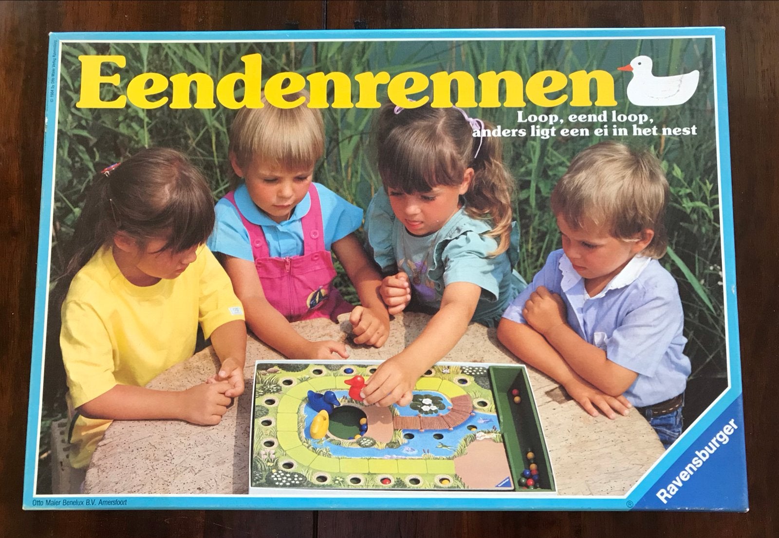 Eendenrennen Bordspel - Ravensburger (Vintage), Een of twee spelers, Ophalen of Verzenden, Zo goed als nieuw