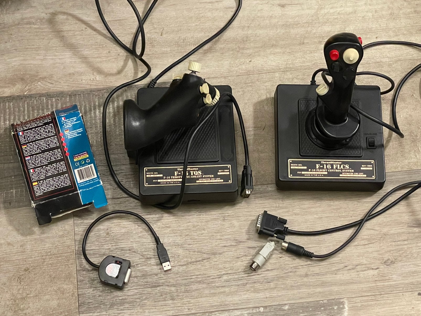 Thrustmaster F-16 FLCS en TQS hotas, Ophalen of Verzenden, Gebruikt