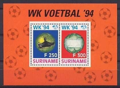 Suriname 806 postfris WK Voetbal 1994, Ophalen of Verzenden, Postfris