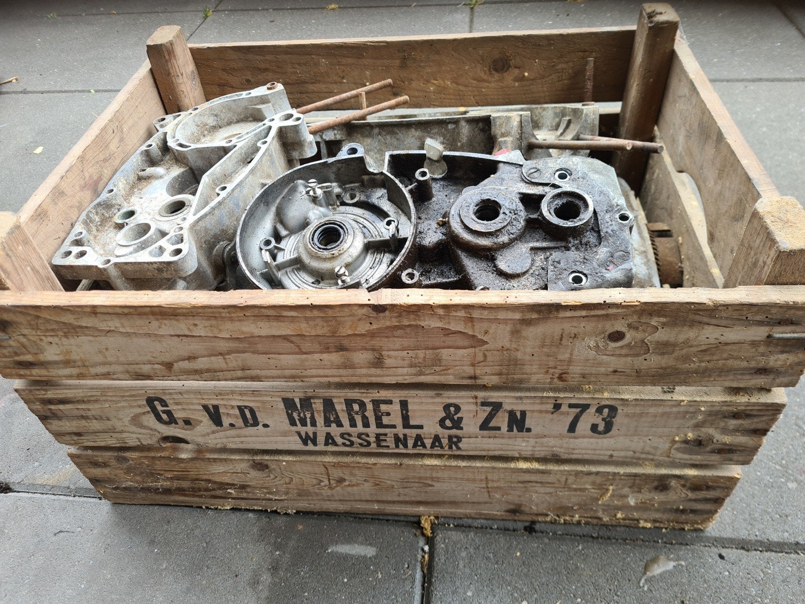 zundapp 12 carters 6 blokken 3 hand versn., Ophalen, Gebruikt, Blok