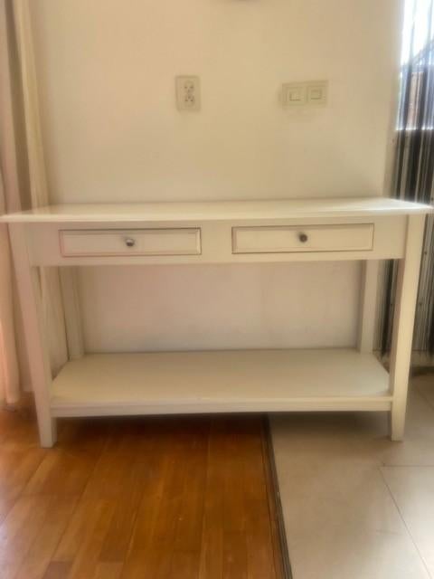 sidetable, Huis en Inrichting, Tafels | Sidetables, Ophalen, 100 tot 150 cm, Zo goed als nieuw, Overige houtsoorten